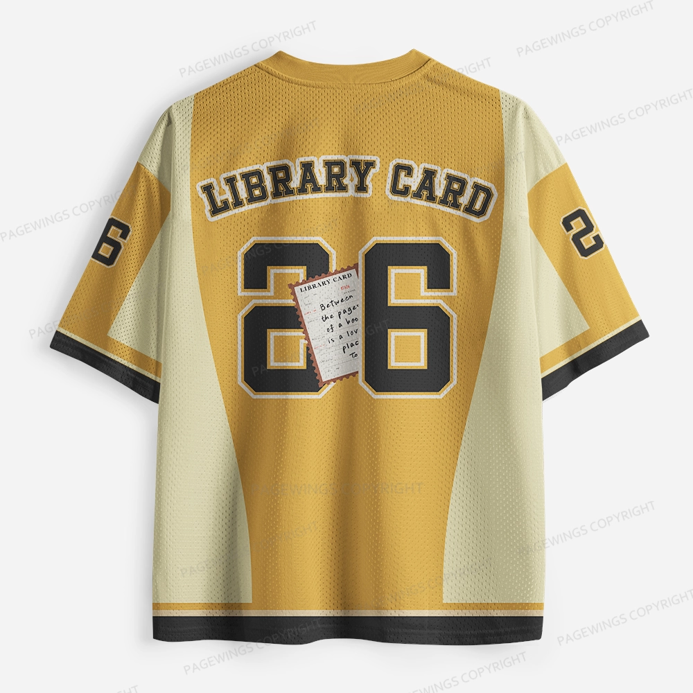 Pagewings Between The Pages Of A Book Unisex Mesh Jersey
