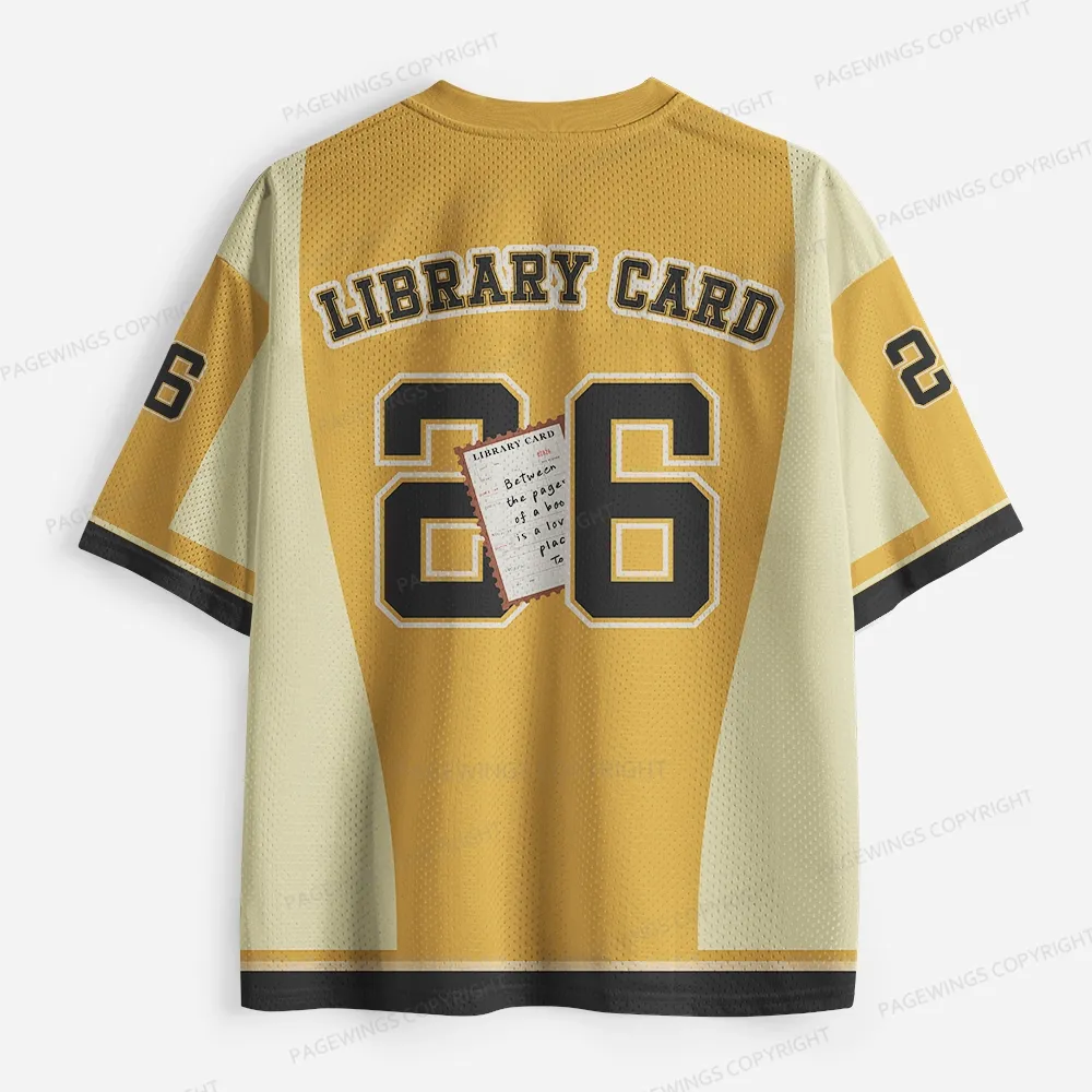 Pagewings Between The Pages Of A Book Unisex Mesh Jersey