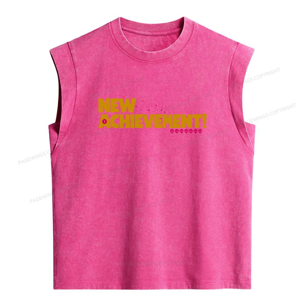 Pagewings New Achievement Women's Washed Tank Top