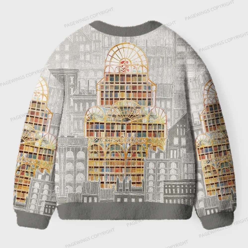 Pagewings Library  Unisex Ugly Cardigan Sweaters