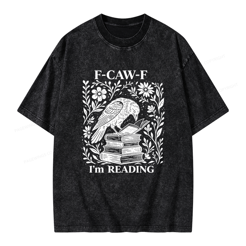 Pagewings I'm Reading Unisex Washed T-shirt