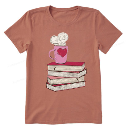 Pagewing Valentine's Day Gift for the Book Lover Unisex Classic T-shirt