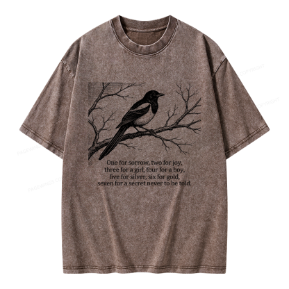 Pagewings Whodunnit Lover Unisex Washed T-shirt