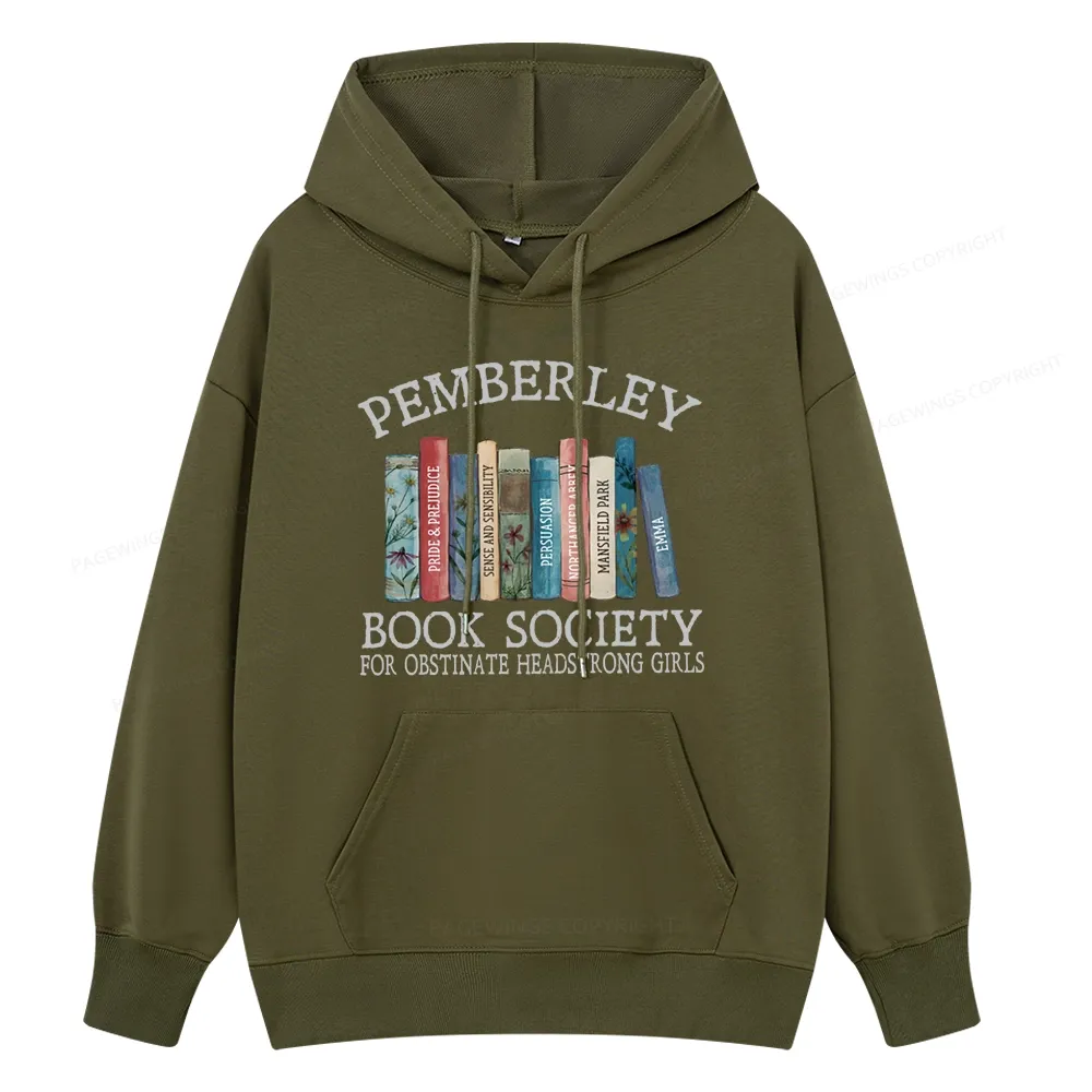 Pagewings Pemberley Book Society Unisex Classic Hoodie