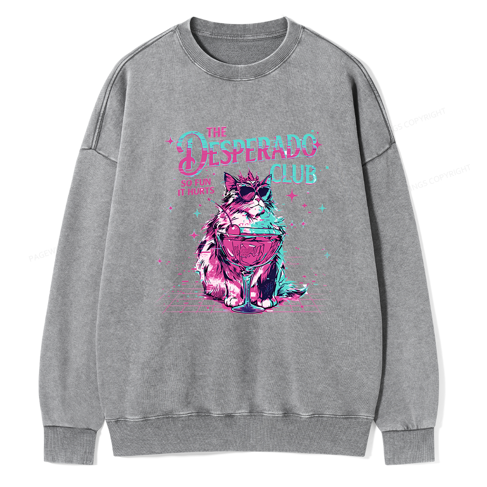 Pagewings Sci Fi Fan Unisex Washed Sweatshirt