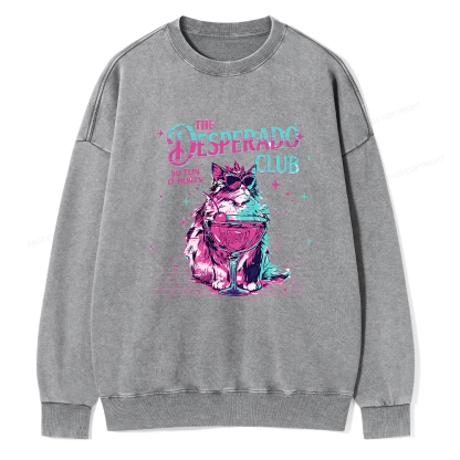 Pagewings Sci Fi Fan Unisex Washed Sweatshirt