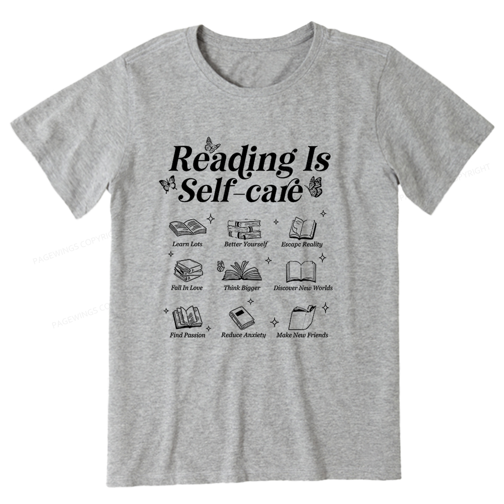 Pagewings Reading Is Self Care Unisex Classic T-shirt