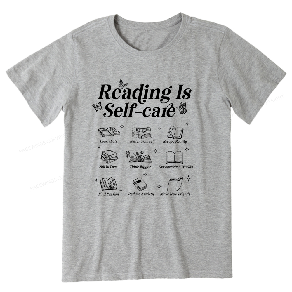 Pagewings Reading Is Self Care Unisex Classic T-shirt