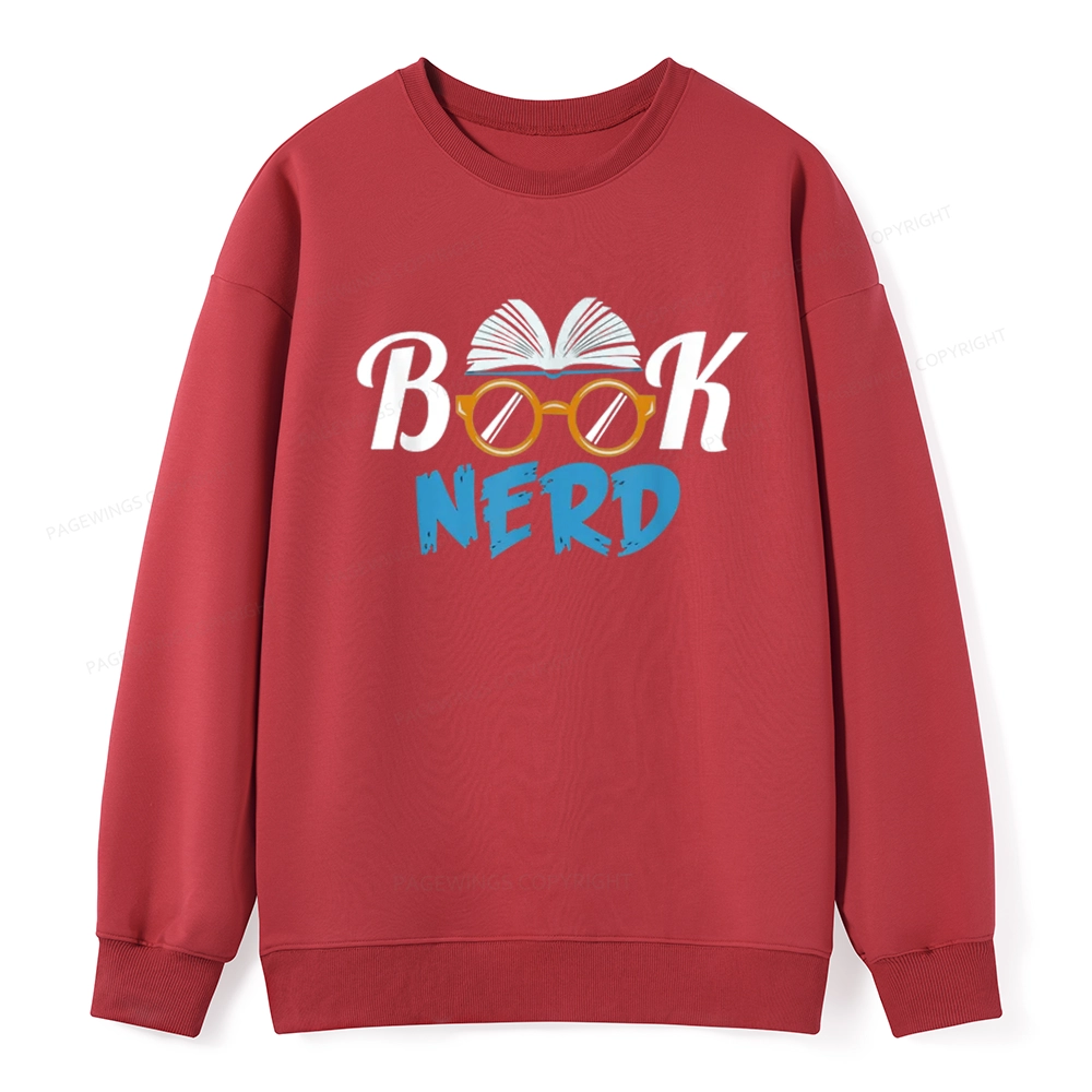 Pagewings Book Nerd Unisex Classic Sweatshirt