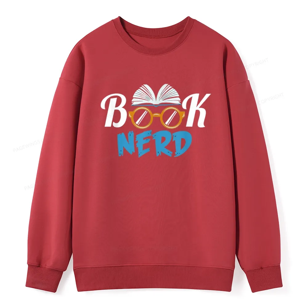 Pagewings Book Nerd Unisex Classic Sweatshirt