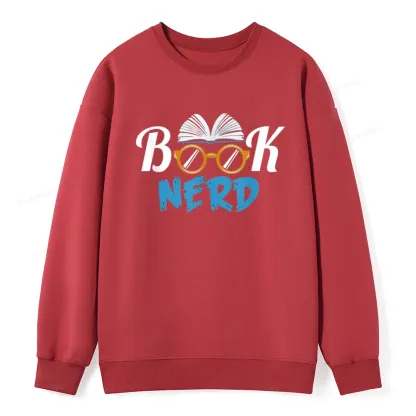 Pagewings Book Nerd Unisex Classic Sweatshirt