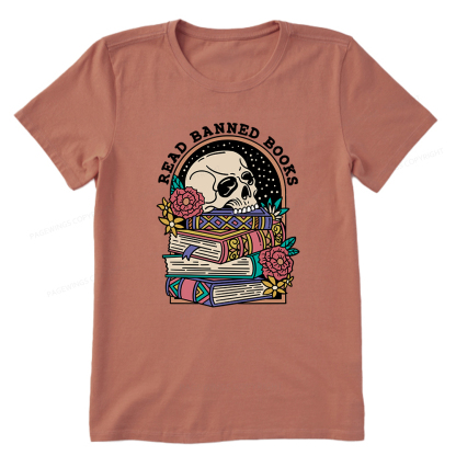 Pagewings Read Banned Book Floral Unisex Tee Unisex Classic T-shirt