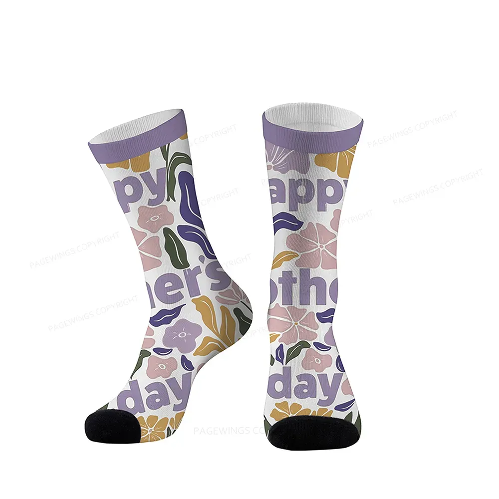 Pagewings Happy Mother's Day Socks