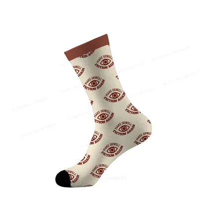 Pagewings Make Orwell Fiction Again Socks