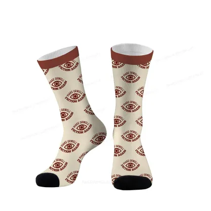Pagewings Make Orwell Fiction Again Socks