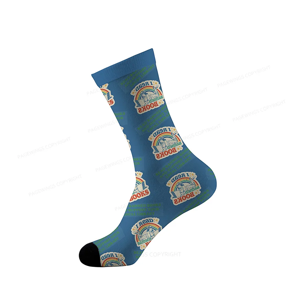Pagewings I Read Banned Books Socks