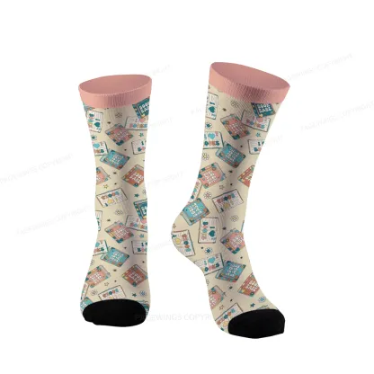 Pagewings Book Babe Unisex Socks