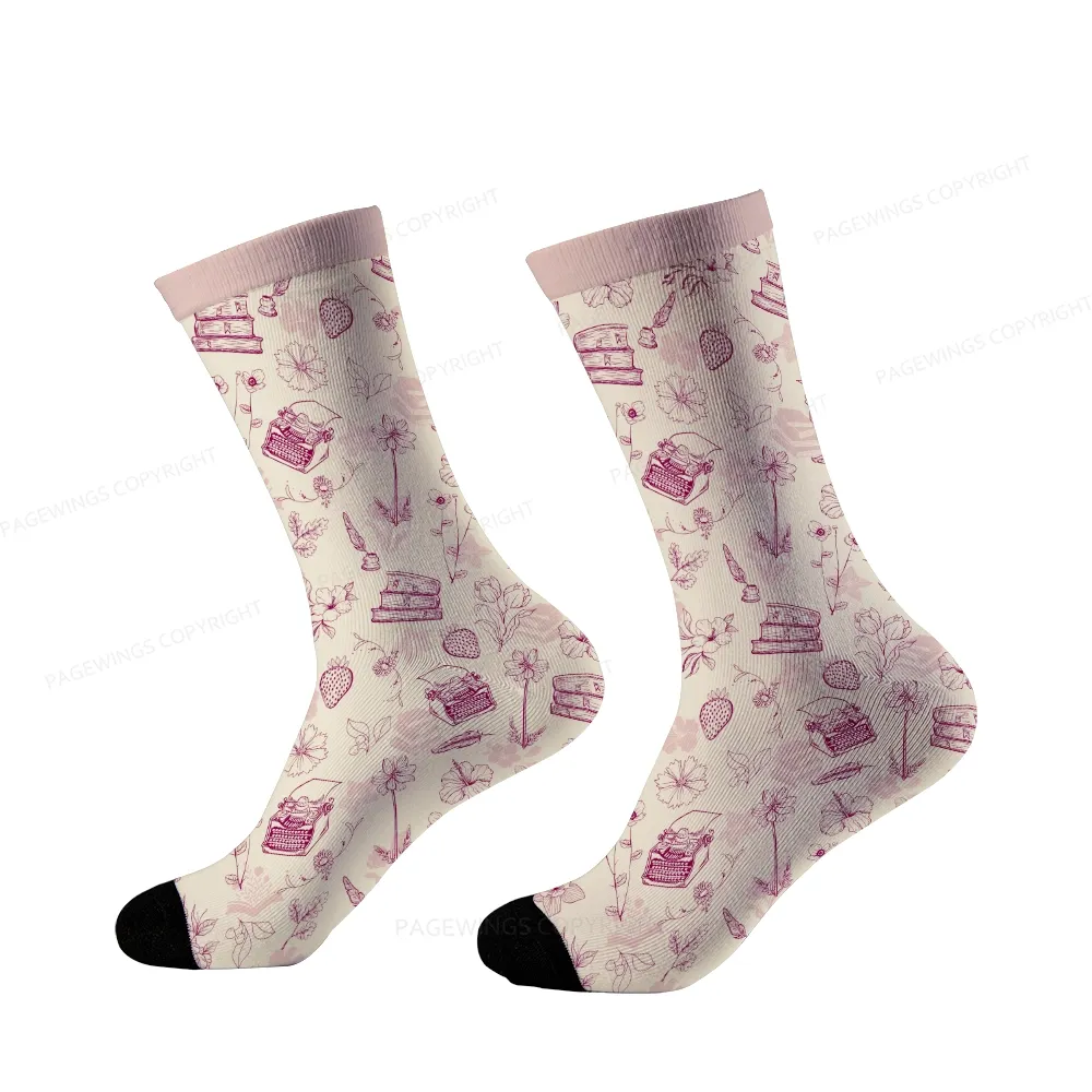 Pagewings Books Are Magic Unisex Socks