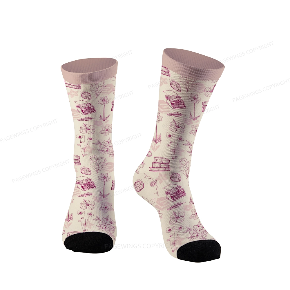 Pagewings Books Are Magic Unisex Socks