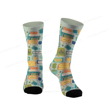 Pagewings The Quickest Way To Connect With Nature Is Through Reading Unisex Socks