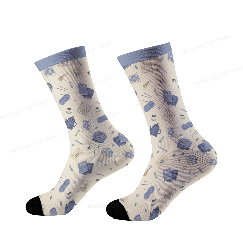 Pagewings Free Societies Read Freely Unisex Socks