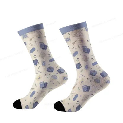 Pagewings Free Societies Read Freely Unisex Socks