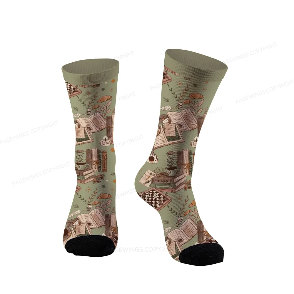 Pagewings Reading is Magic Unisex Socks