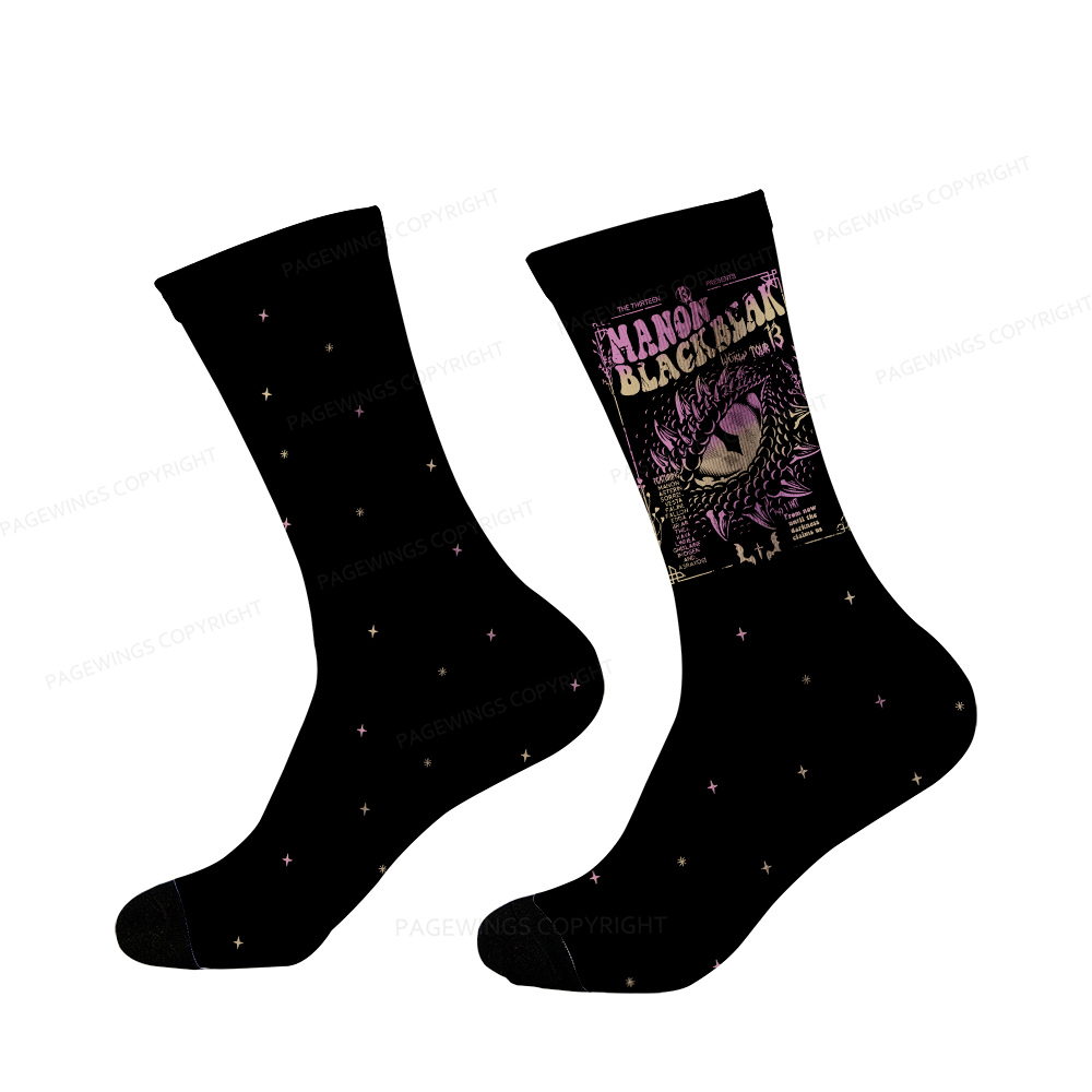 Pagewings ACOTAR Crescent City Rhysand Unisex Socks