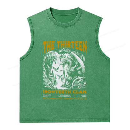 Pagewings The Thirteen Unisex Washed Tank Top