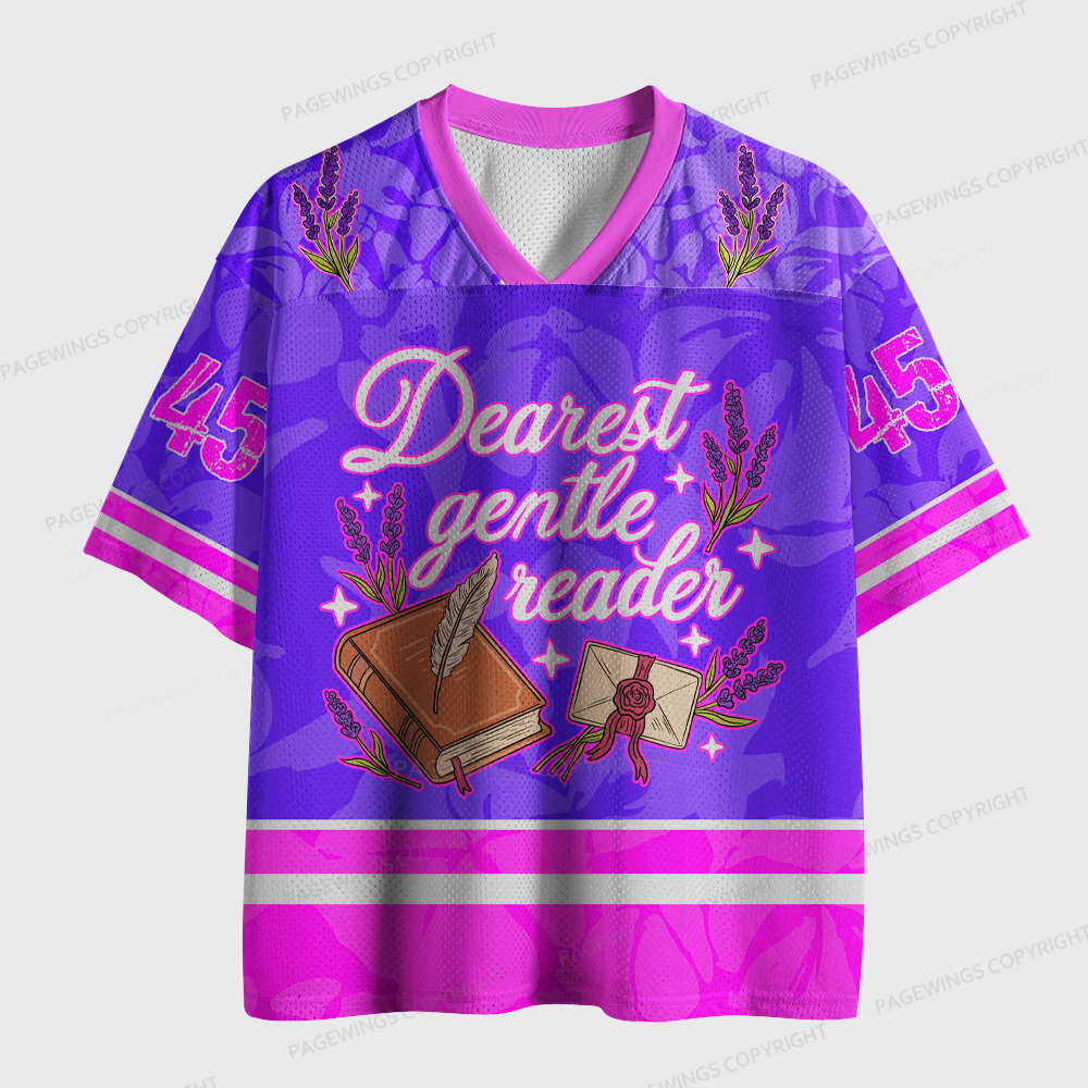 Pagewings Dearest Gentle Reader Unisex Mesh Jersey