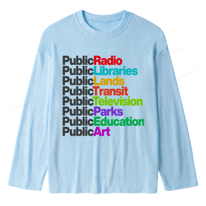 Pagewings Public Libraries Unisex Lightweight Long Sleeve T-Shirt