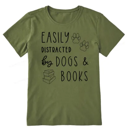 Pagewings Dogs And Books Unisex Classic T-shirt
