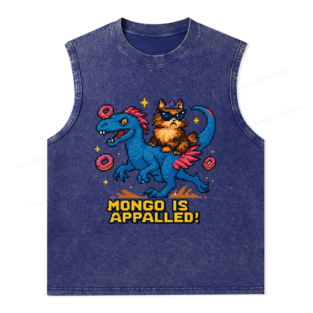 Pagewings Mongo Is Appalled Washed Tank Top
