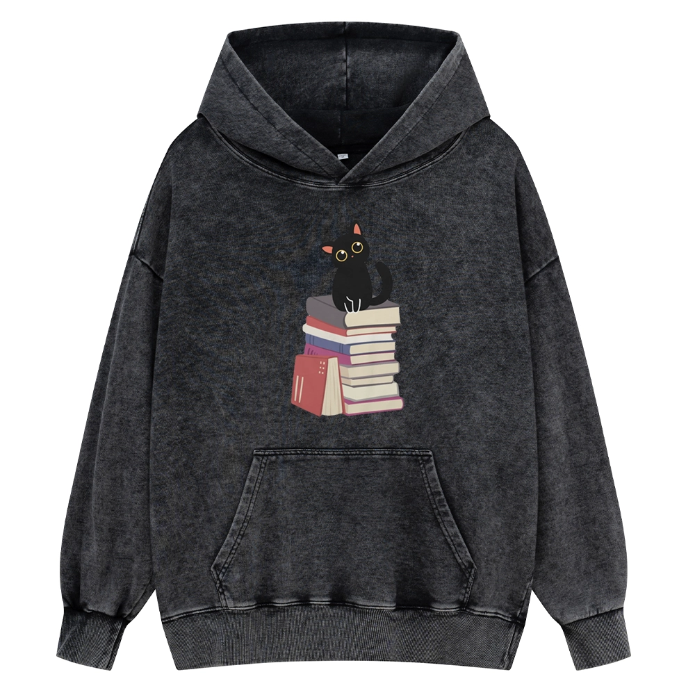 Pagewings It's A Good Day To Read Books Unisex Washed Hoodie