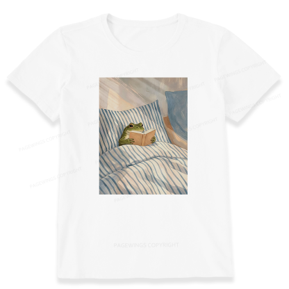 Pagewing Reading Frog Bookish Unisex Classic T-shirt