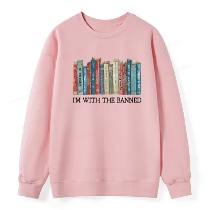 Pagewings I'm With The Banned Unisex Classic Sweatshirt