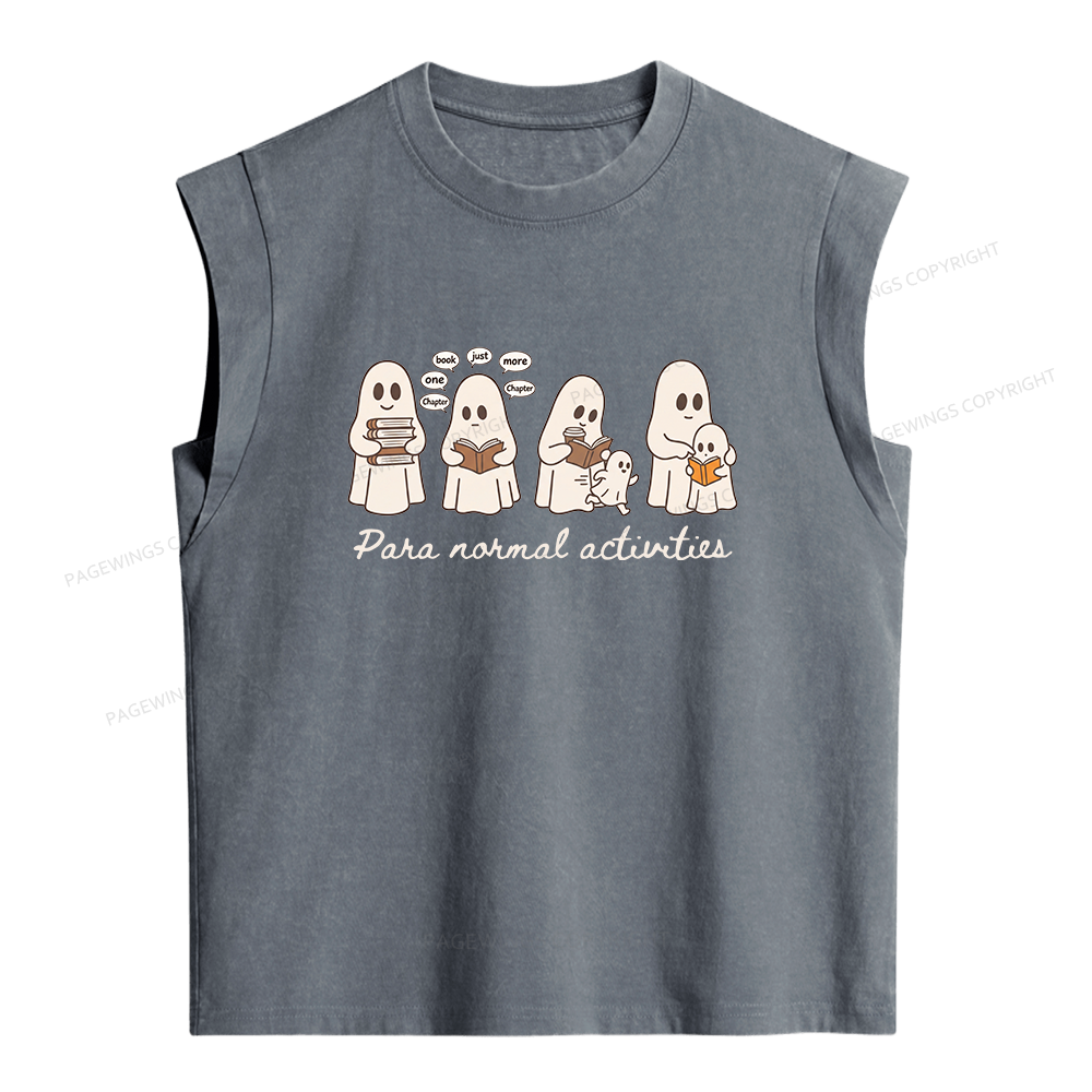 Pagewings Just One More Chapter Women's Washed Tank Top