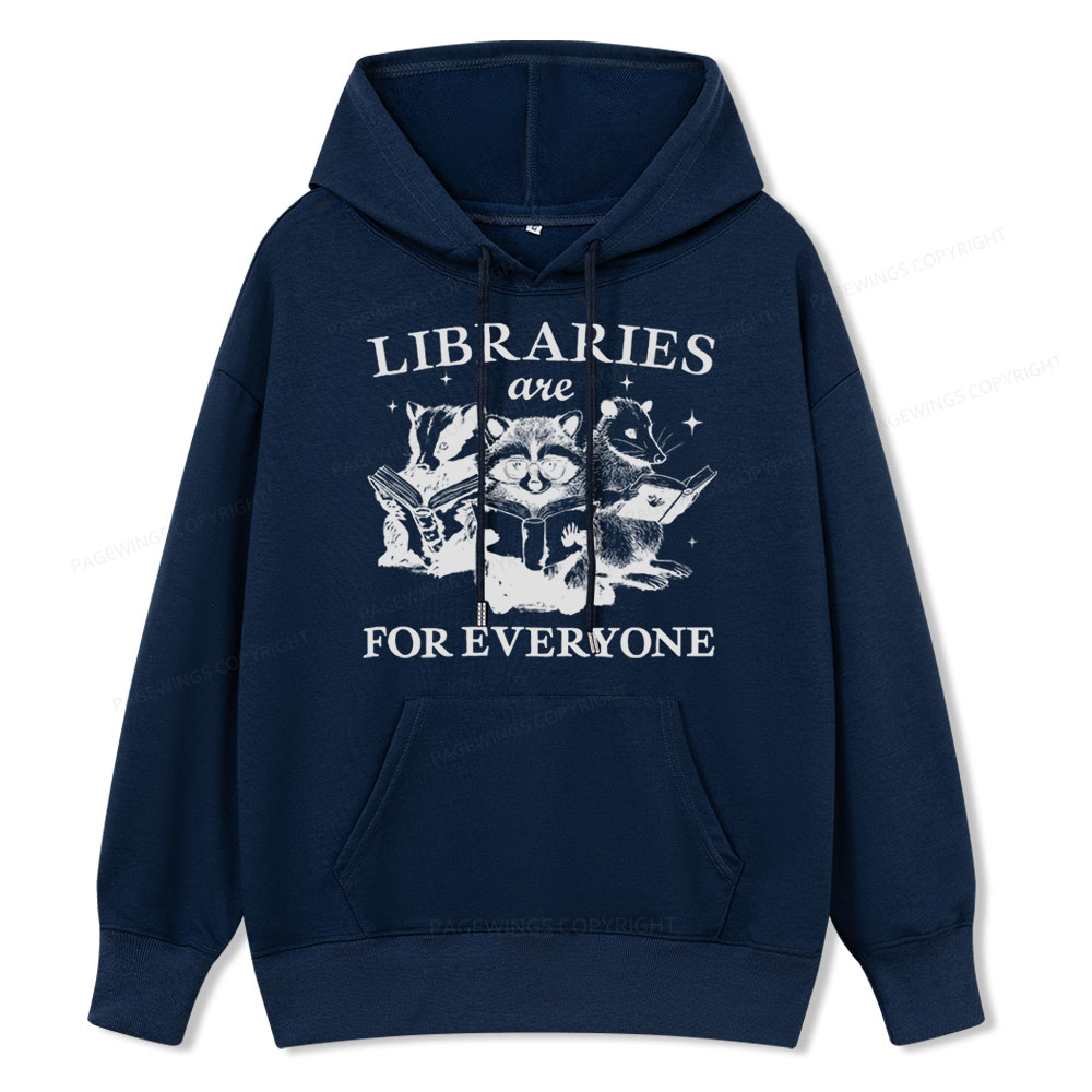 Pagewings Libraries Are For Everyone Unisex Classic Hoodie