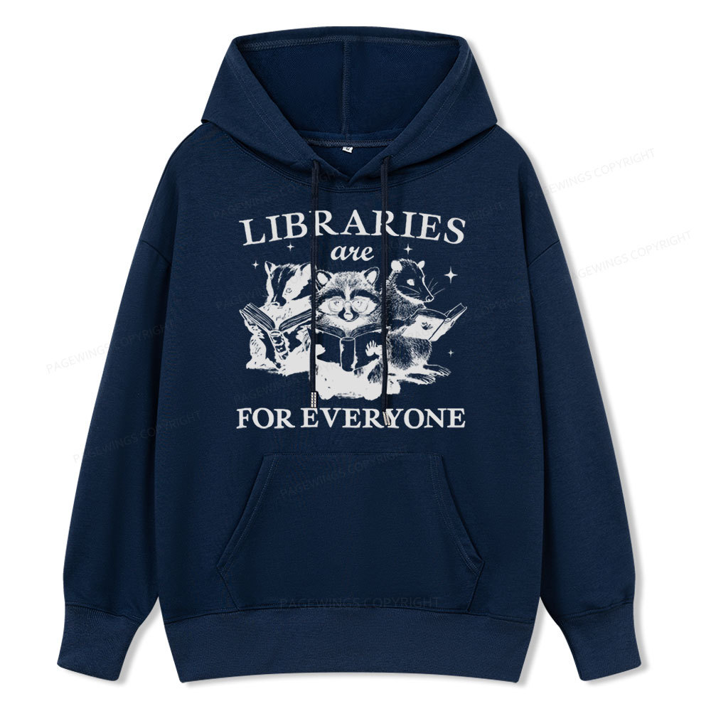 Pagewings Libraries Are For Everyone Unisex Classic Hoodie