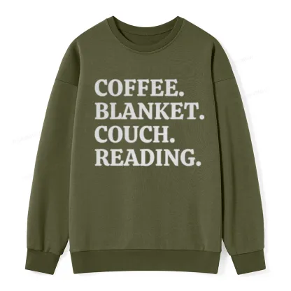 Pagewings Coffee Blanket Couch Reading Unisex Classic Sweatshirt