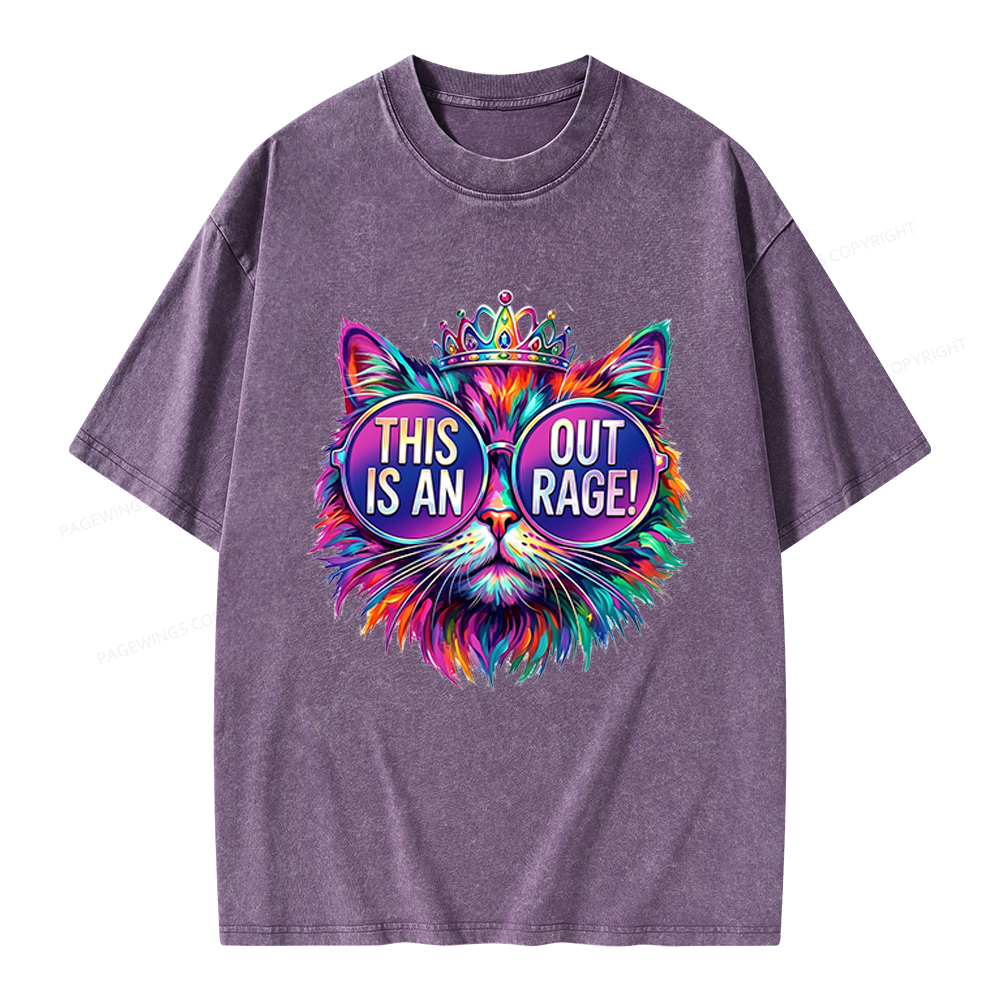 Pagewings Sci-Fi Book Lover Unisex Washed T-shirt