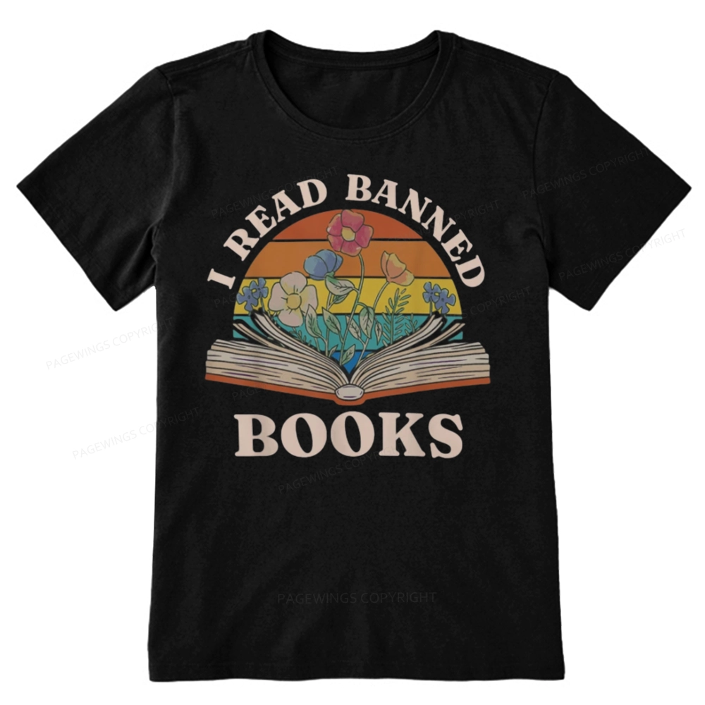 Pagewings I Read Banned Books Unisex Classic T-shirt