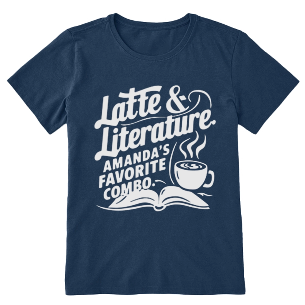 Pagewings Latte & Literature Amanda's Favorite Combo Unisex Classic T-shirt