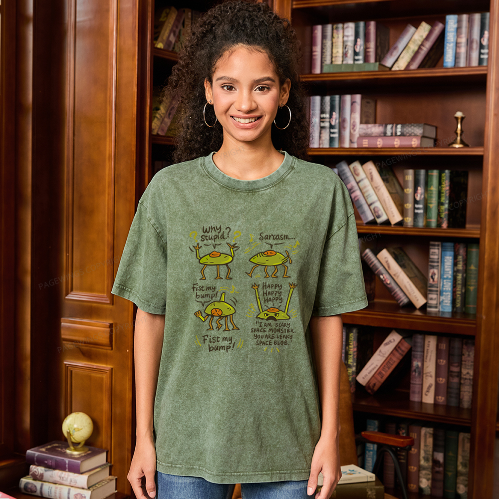 Pagewings Rocky Amaze Book lover Unisex Washed T-shirt