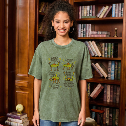 Pagewings Rocky Amaze Book lover Unisex Washed T-shirt