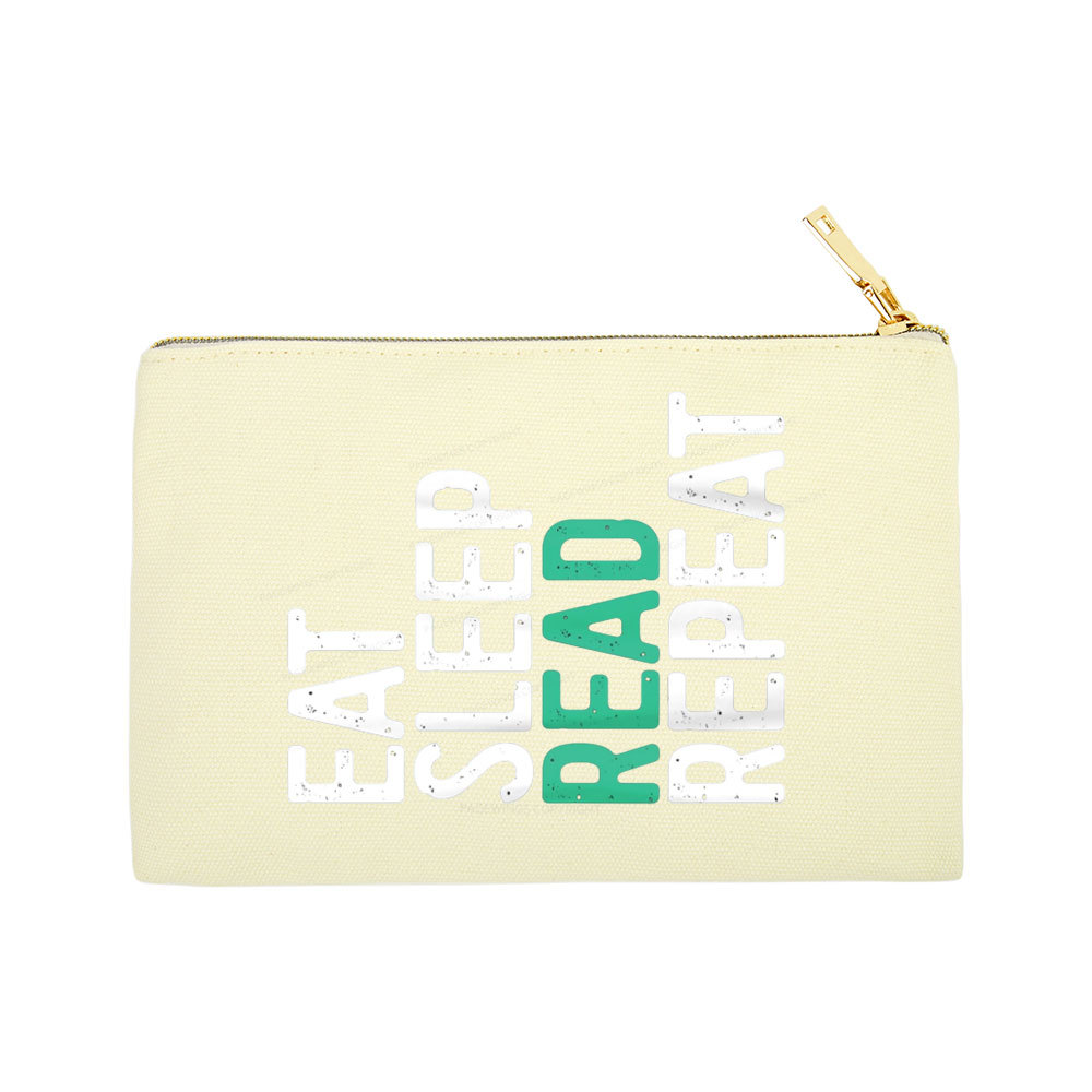Pagewings Eat Sleep Read Repeat Pouch