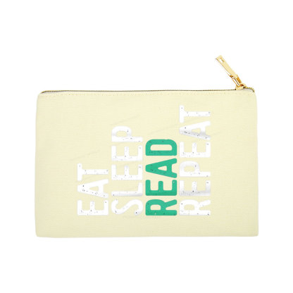 Pagewings Eat Sleep Read Repeat Pouch