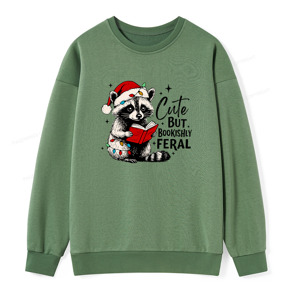 Pagewings Cute But Feral Unisex Classic Sweatshirt