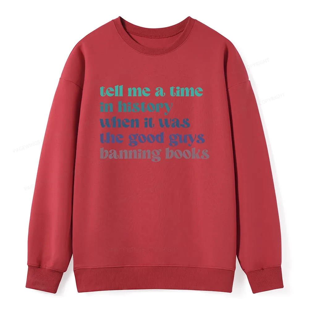 Pagewings Tell Me a Time in History Unisex Classic Sweatshirt