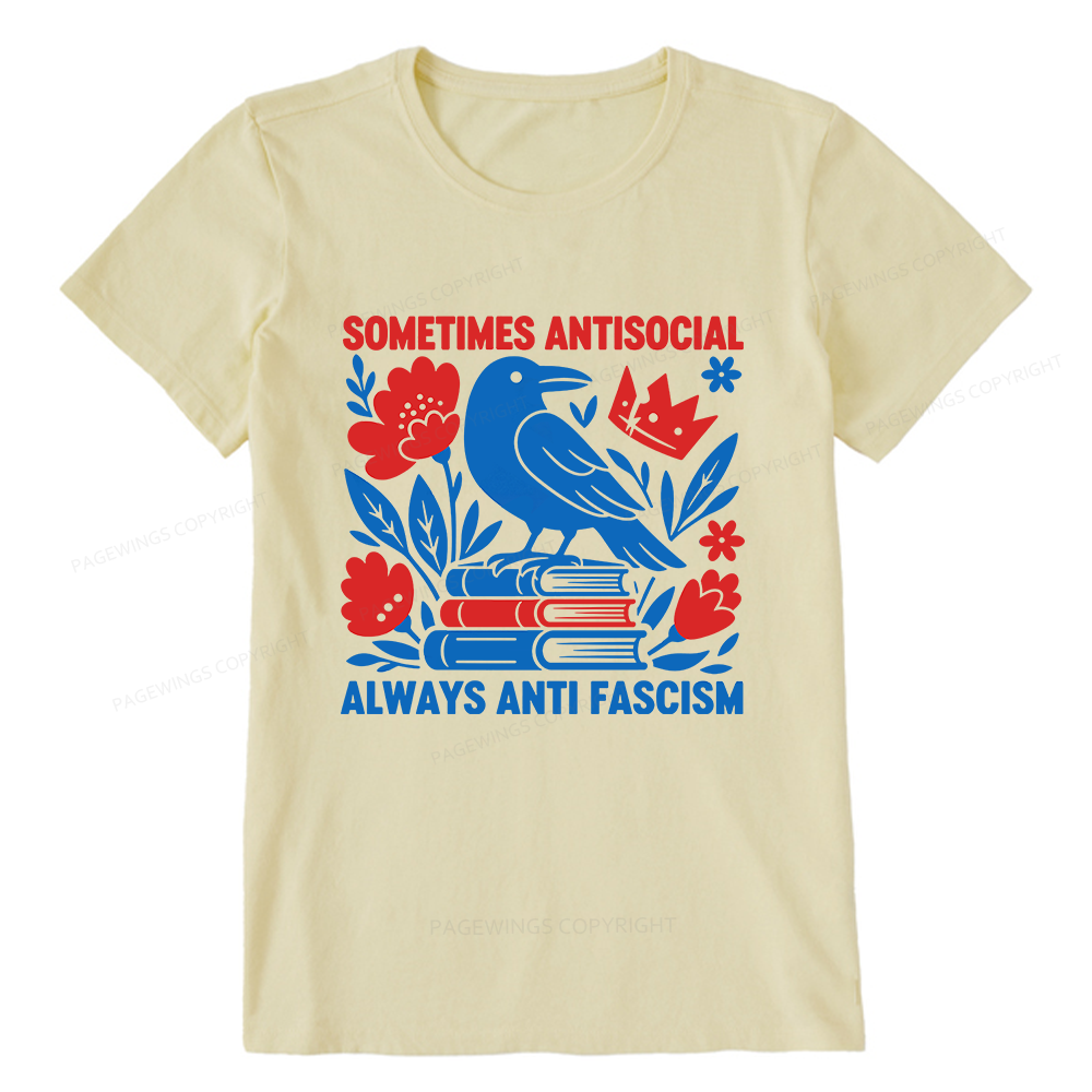 Pagewings Anti Fascism Unisex Classic T-shirt